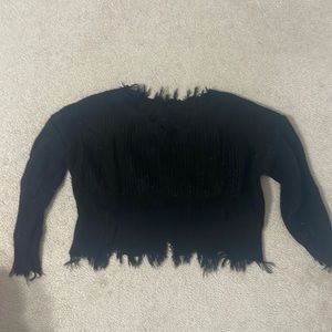 Cropped shein sweater